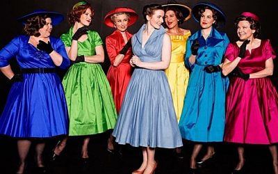 Colourful Ladies in Black