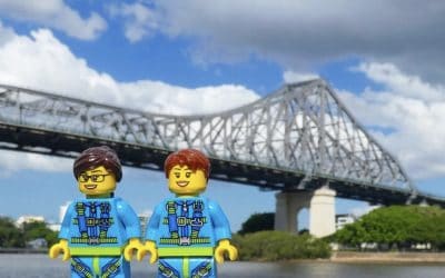 Lego Minifigures visit Brisbane