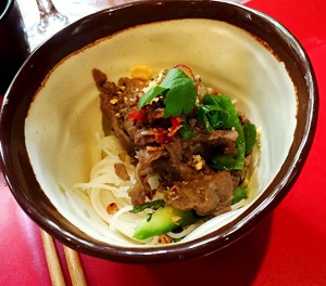  Chef Luke Nguyen’s signature Fat Pho Noodles 
