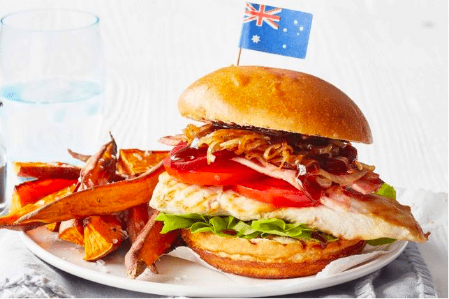 Aussie Chicken Burger taste.com
