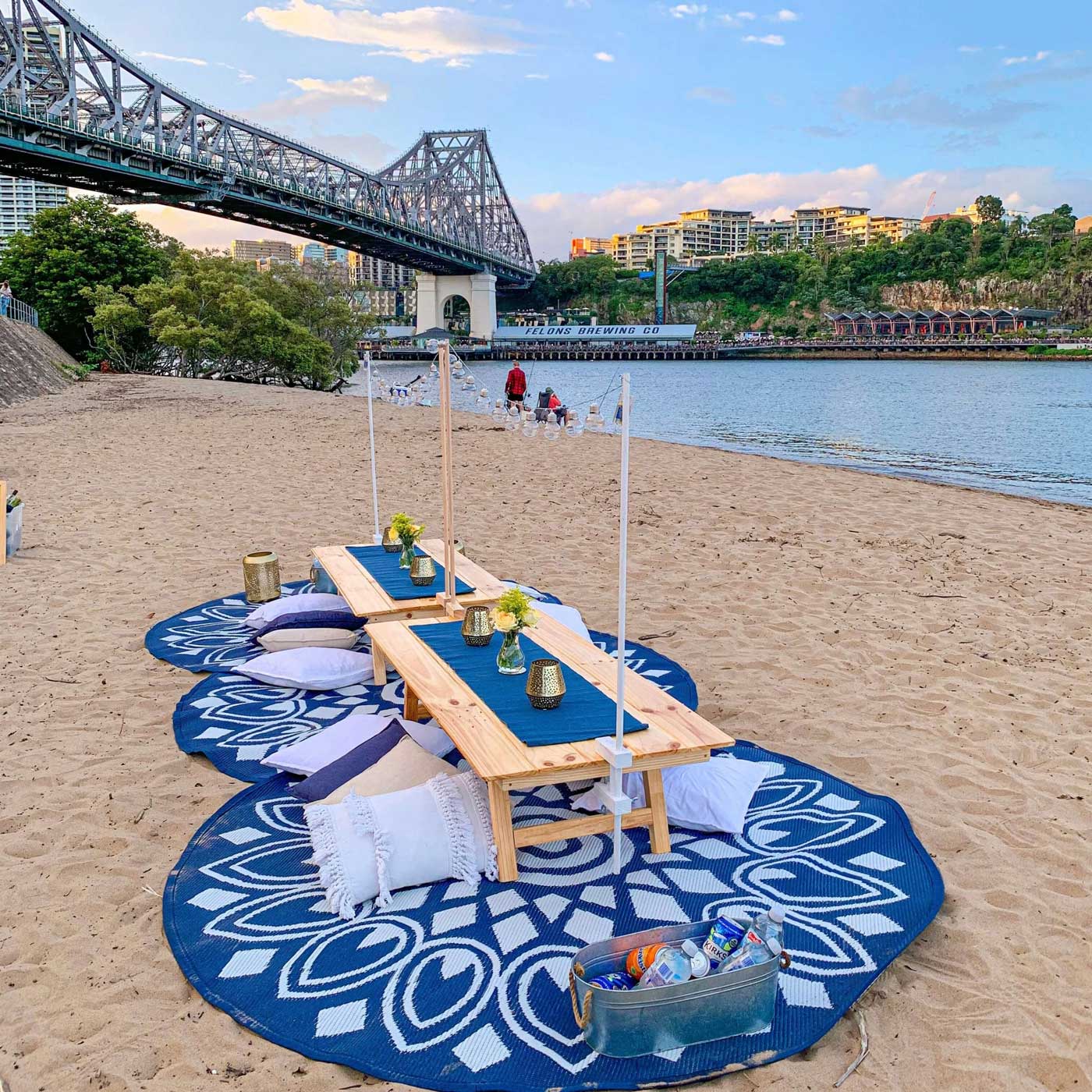 Stylish Low Table Picnics Brisbane Stylish Low Table Picnics Brisbane