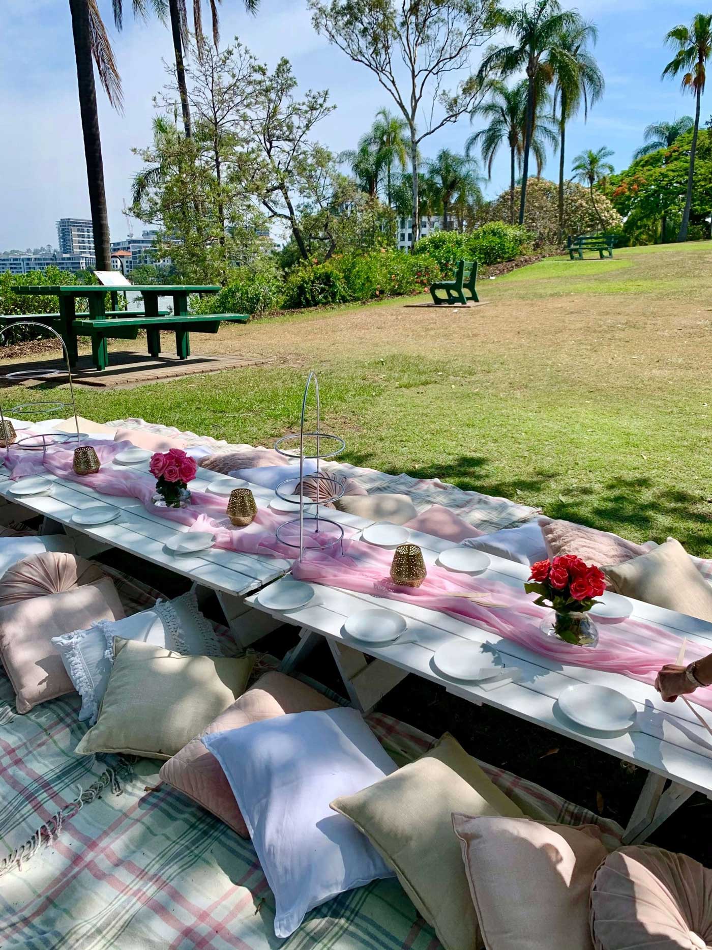 Pretty-in-Pink-Picnic-Set-up-Brisbane